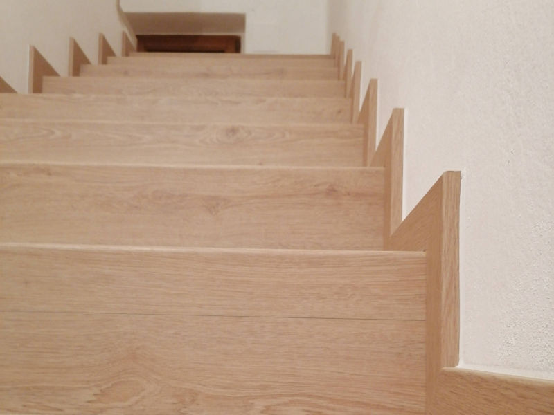 Hotové schodiště detailní pohled